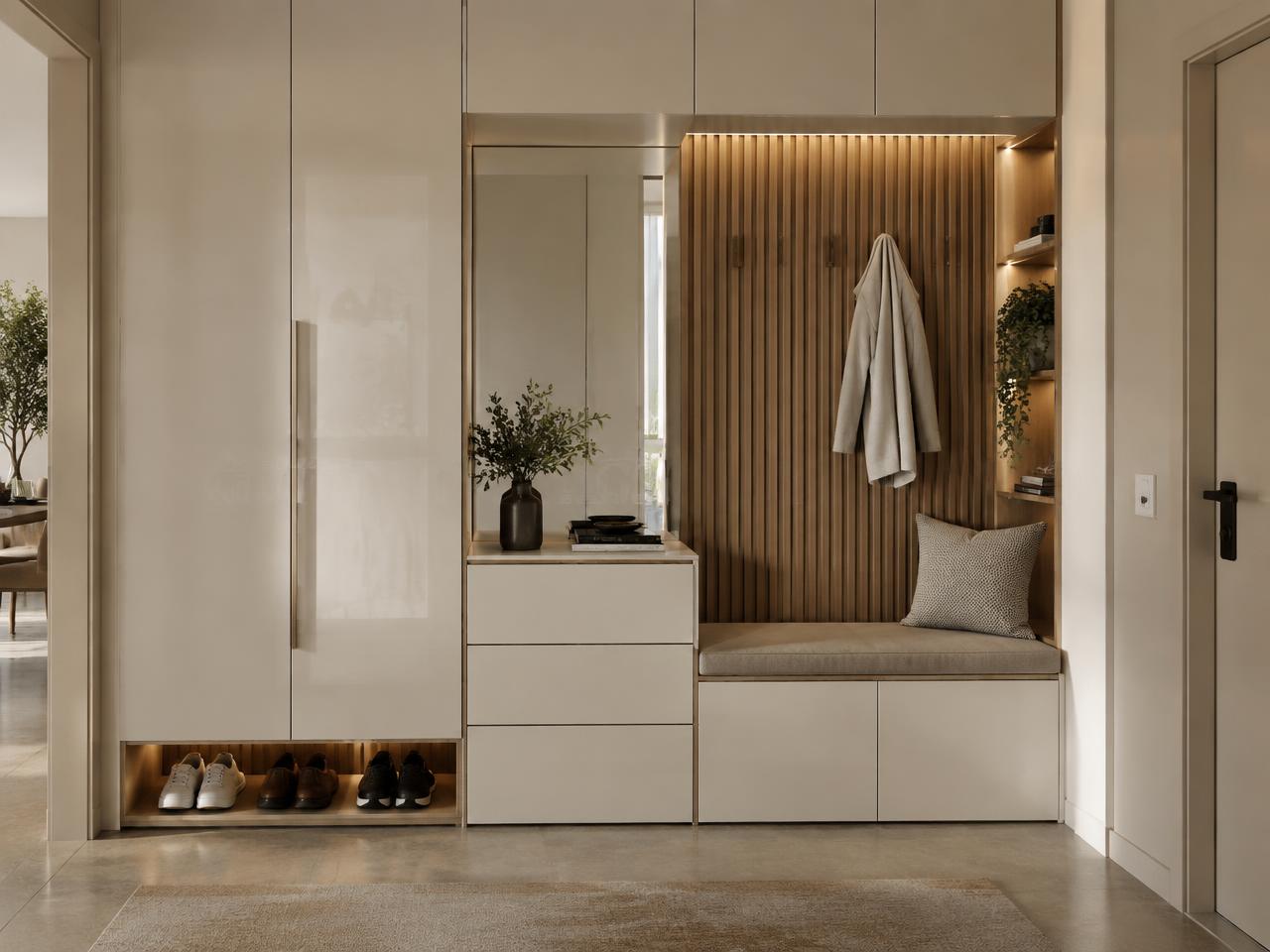 Entry Storage Closet sample closet design